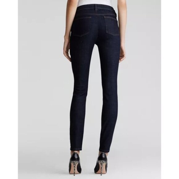 Eileen Fisher Dark Wash Stretch Denim Skinny Jeans Fisher Project Size 6 NWT - Picture 2 of 10